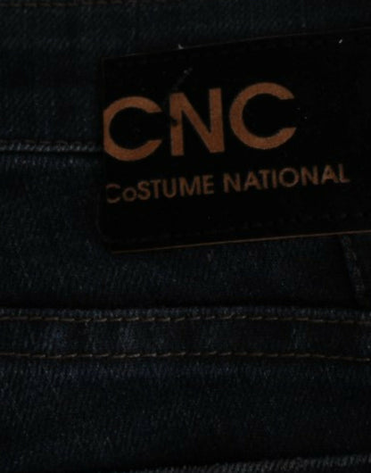 Blå C’N’C Costume National superskinny jeans i bomuld og elastan