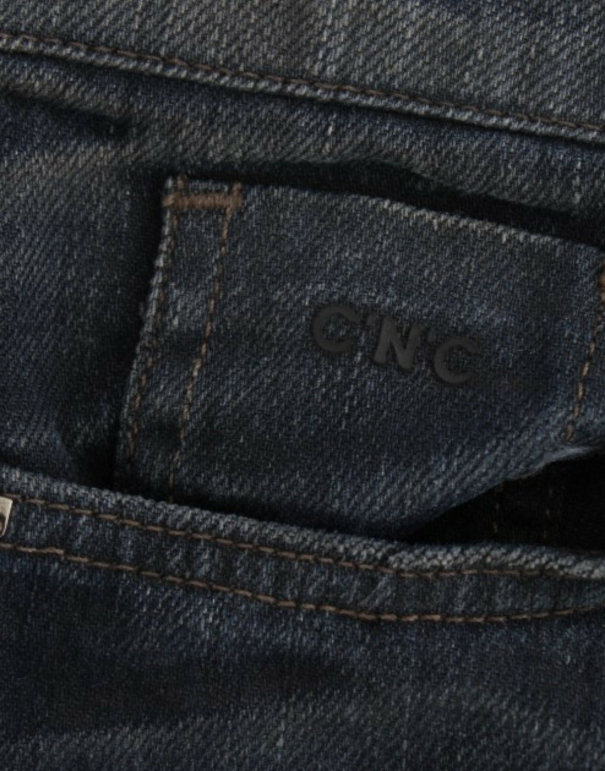 Blå C’N’C Costume National superskinny jeans i bomuld og elastan