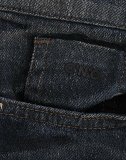 Blå C’N’C Costume National superskinny jeans i bomuld og elastan