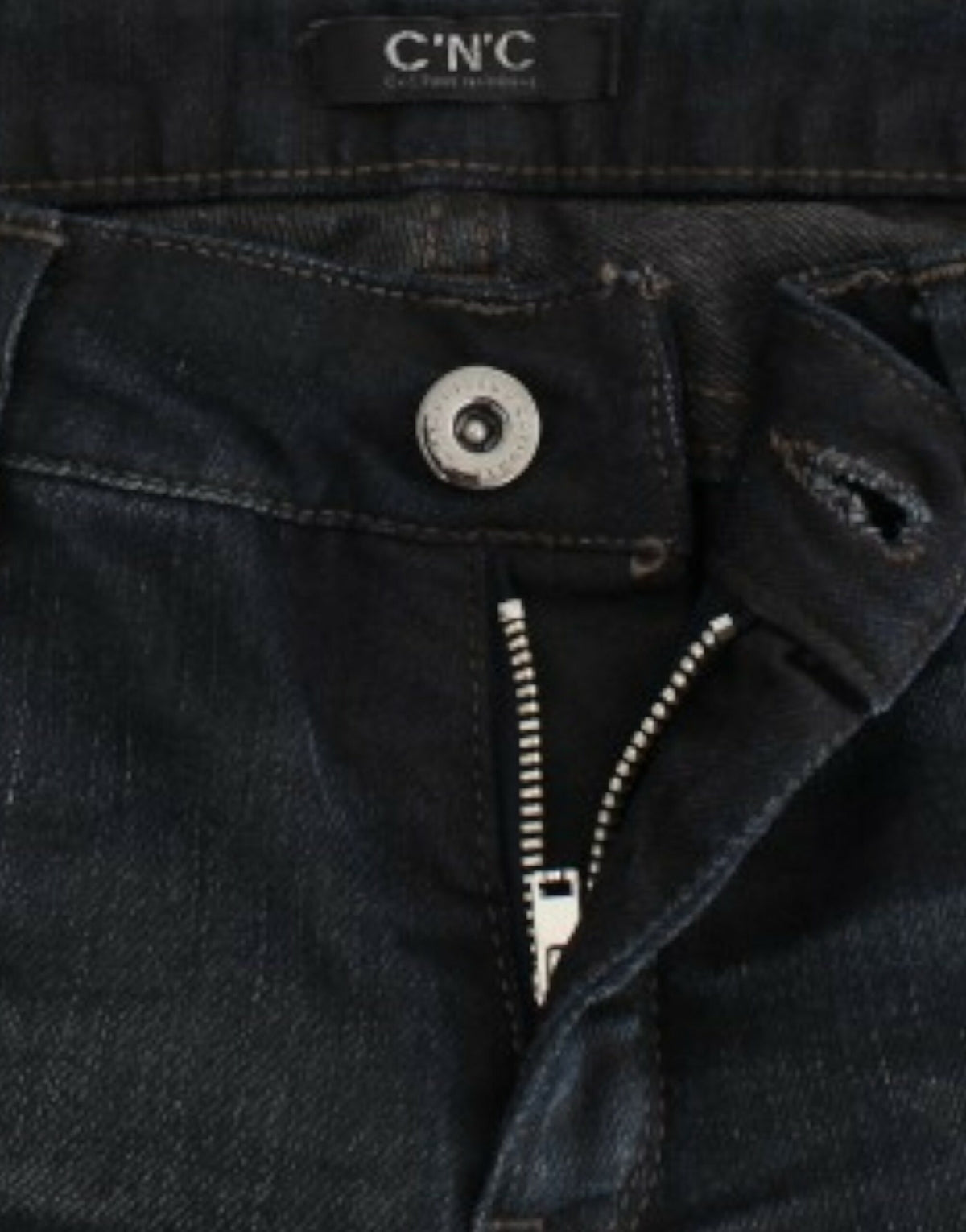 Blå C’N’C Costume National superskinny jeans i bomuld og elastan