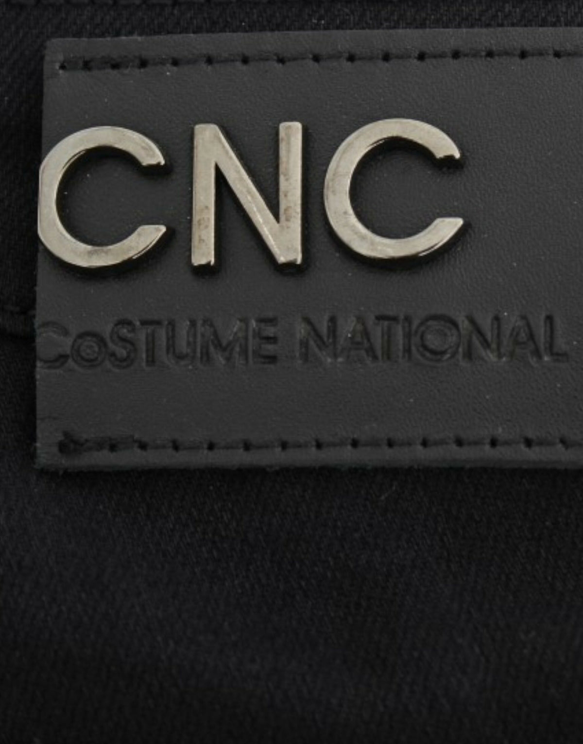 Sorte C’N’C Costume National jeans med lige ben i bomuld og elastan