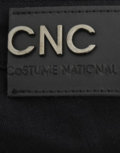 Sorte C’N’C Costume National jeans med lige ben i bomuld og elastan