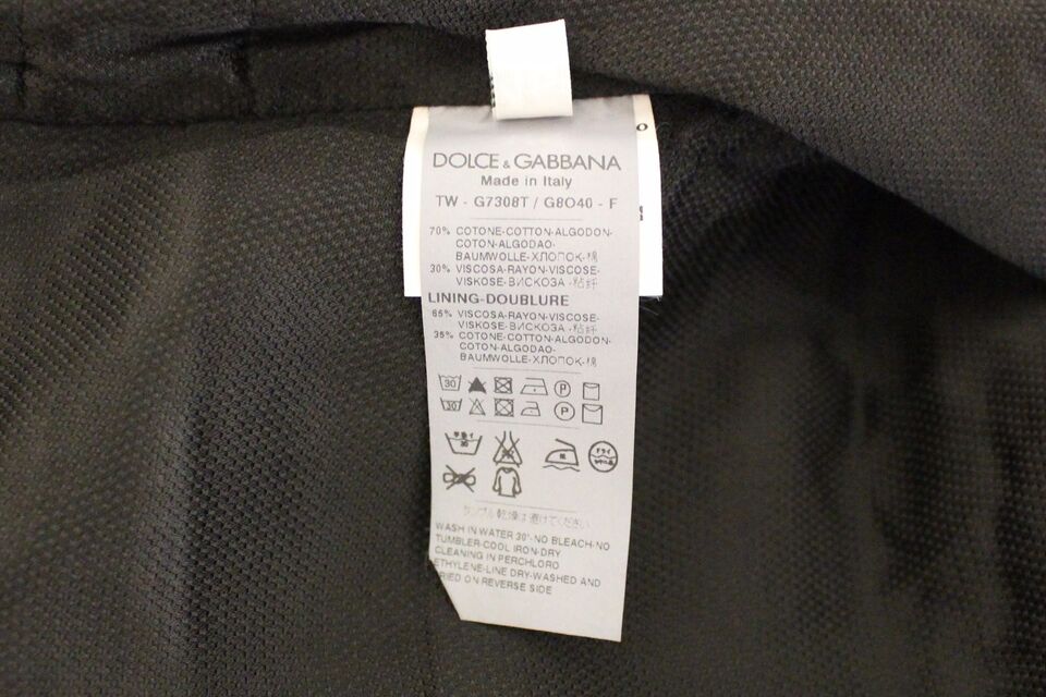 Dolce & Gabbana enkeltradet vest – sort