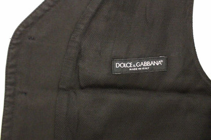 Dolce & Gabbana enkeltradet vest – sort