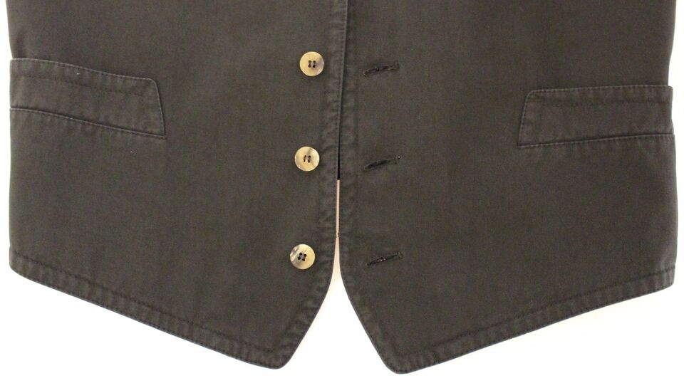 Dolce & Gabbana enkeltradet vest – sort