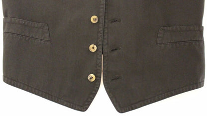 Dolce & Gabbana enkeltradet vest – sort