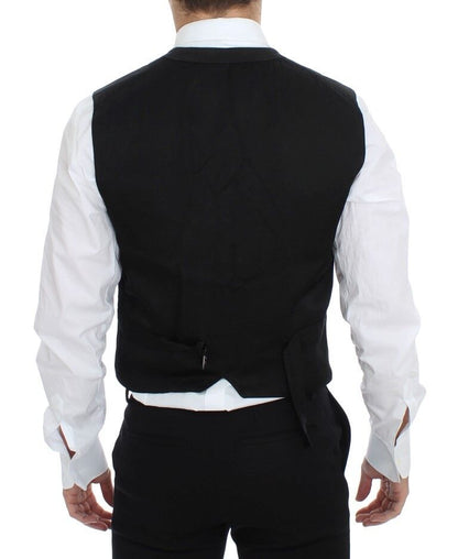 Dolce & Gabbana enkeltradet vest – sort