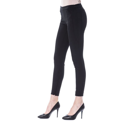 BYBLOS Black Polyester Women's Skinny Pant