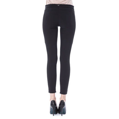 BYBLOS Black Polyester Women's Skinny Pant