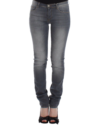 Grå Ermanno Scervino jeans i bomuld med stretch