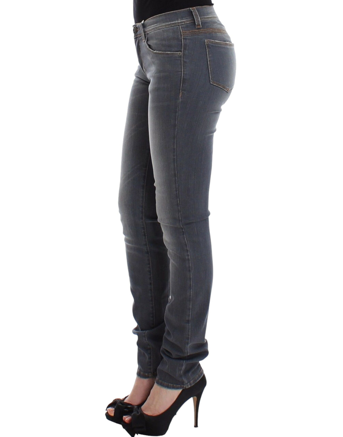 Grå Ermanno Scervino jeans i bomuld med stretch
