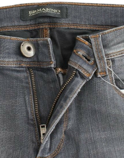 Grå Ermanno Scervino jeans i bomuld med stretch