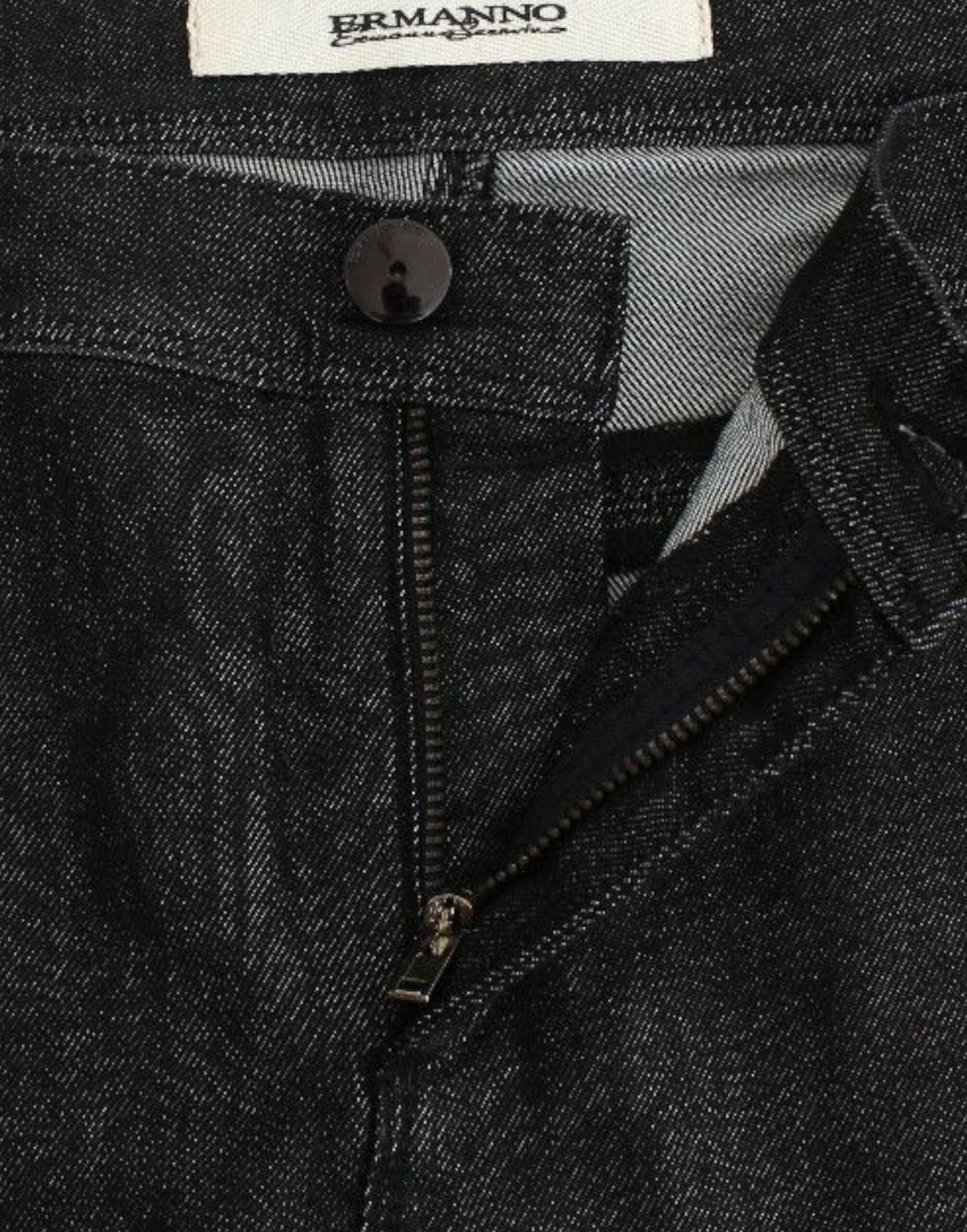 Sorte Ermanno Scervino skinny jeans i bomuld og polyester
