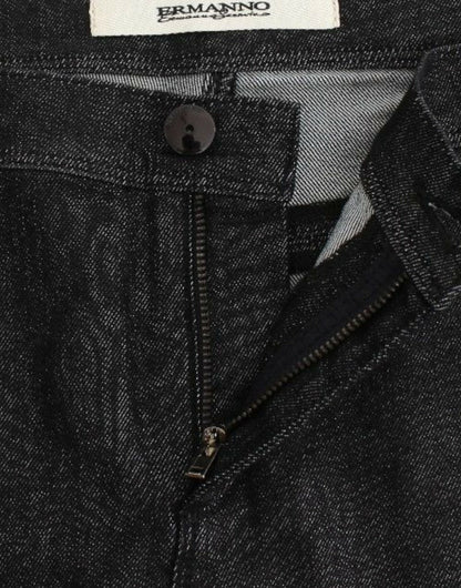 Sorte Ermanno Scervino skinny jeans i bomuld og polyester