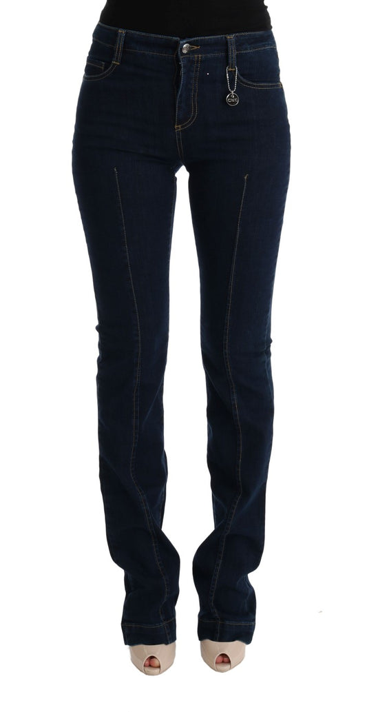 Blå CoSTUME NATIONAL C’N’C jeans i bomuld med flared ben