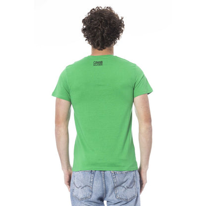 Grøn Cavalli Class T-shirt i bomuld
