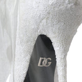 Dolce & Gabbana White Heels Stiletto Knee High Boots Shoes