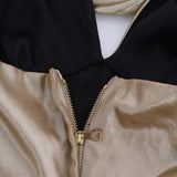 Dolce & Gabbana Guld Silke Bluse-Modeoutlet