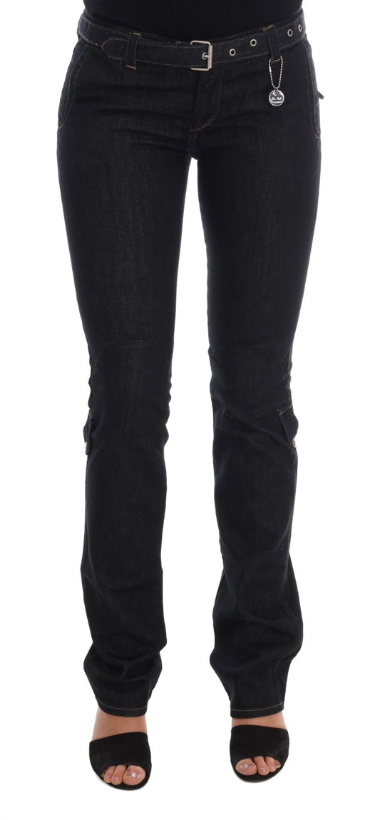 Costume National C'N'C mørkeblå slim fit jeans i bomuld med stretch
