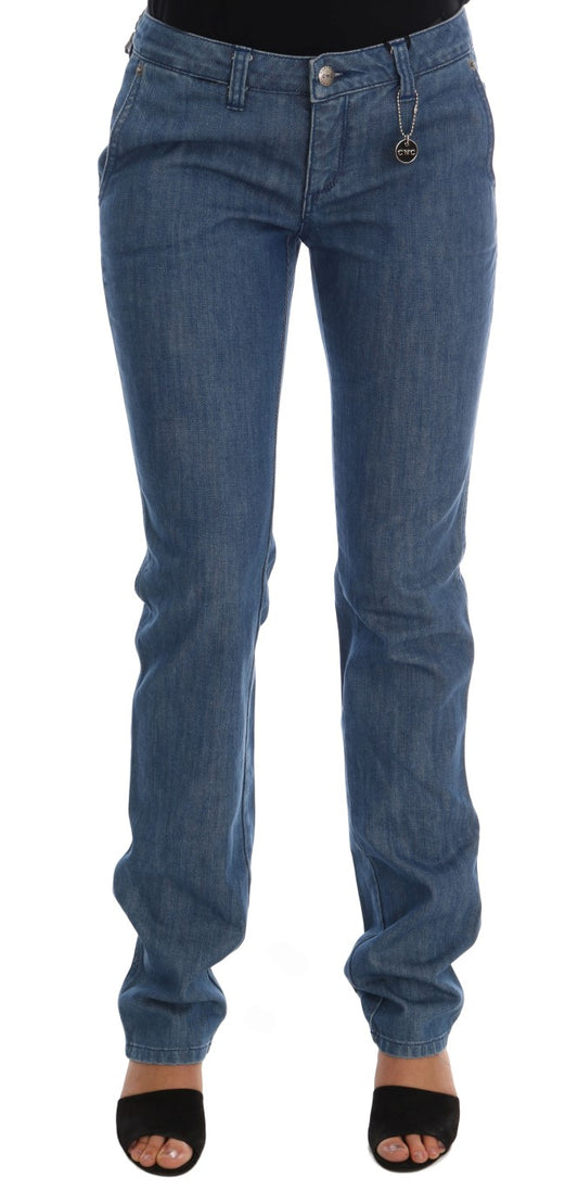 Costume National C’N’C blåvaskede bomuldsjeans