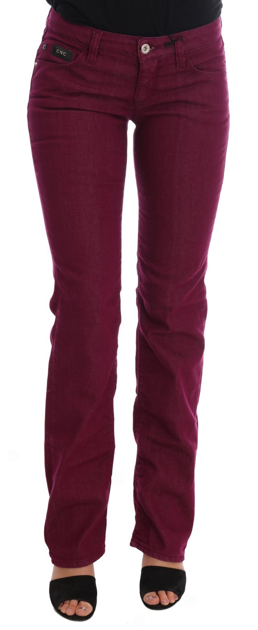 Røde Costume National C’N’C jeans i stretchbomuld