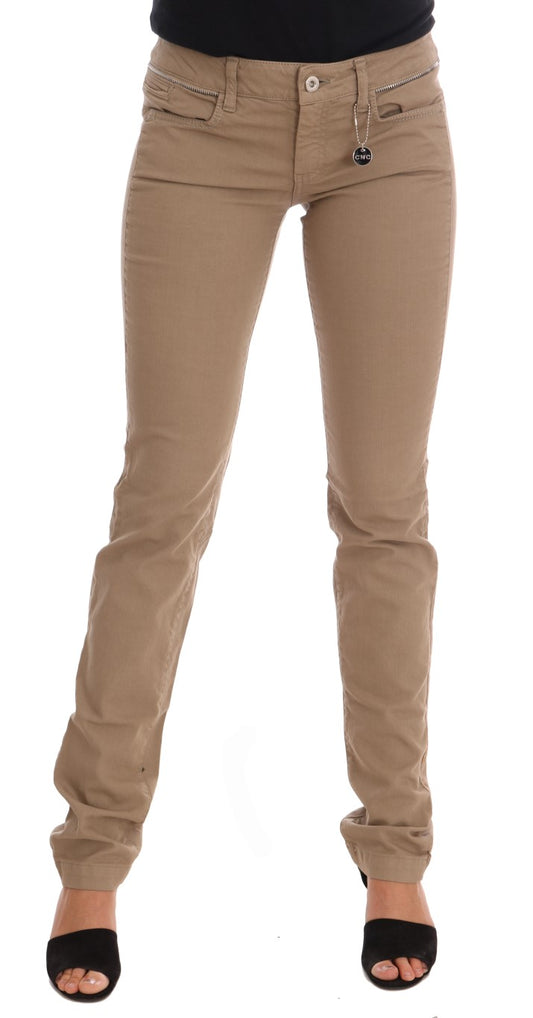Costume National C’N’C beige super slim-jeans