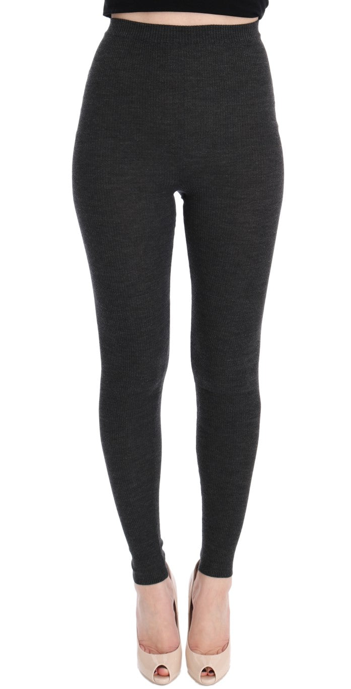 Grå Dolce & Gabbana tights i uld