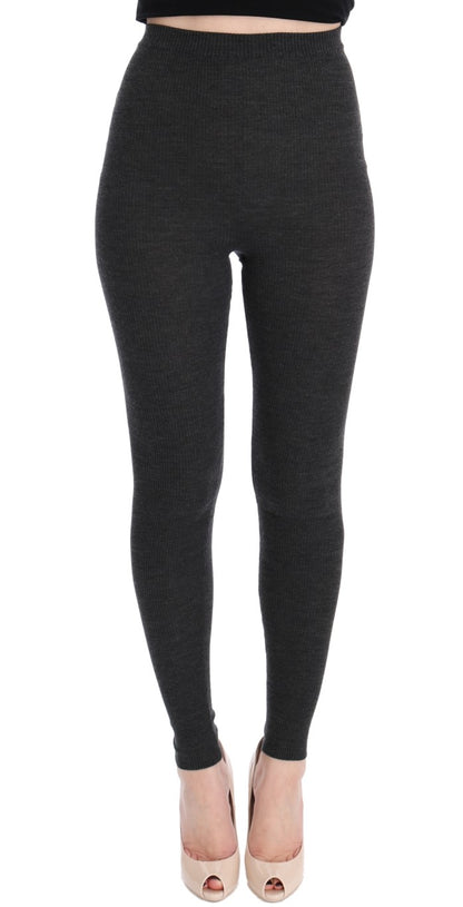 Grå Dolce & Gabbana tights i uld
