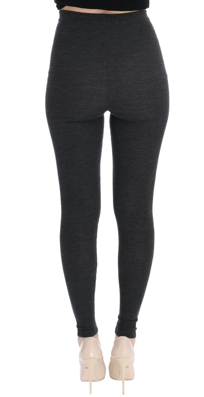 Grå Dolce & Gabbana tights i uld
