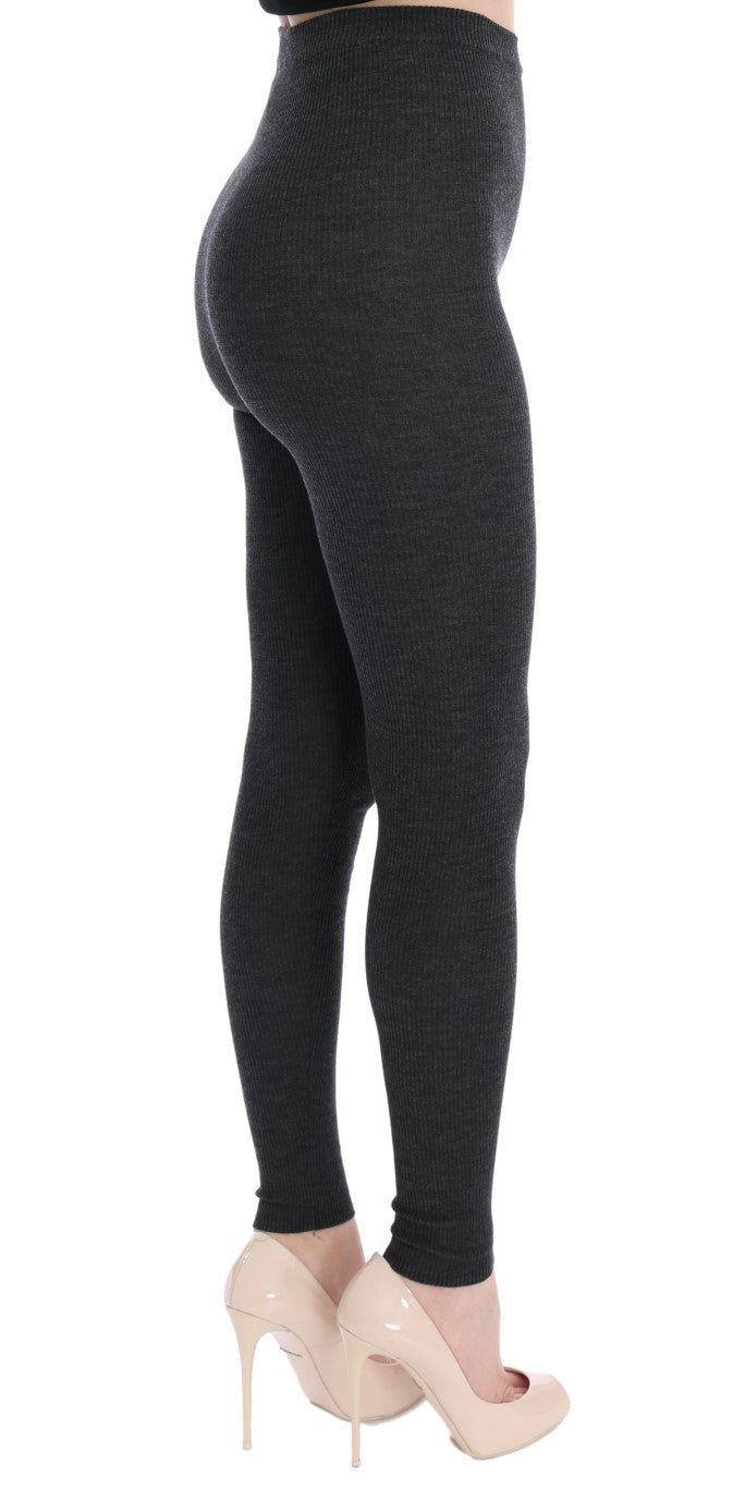 Grå Dolce & Gabbana tights i uld