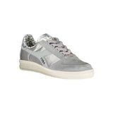 Diadora Gray Leather Women Sneakers