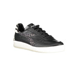 Diadora Black Leather Womens Sneakers