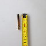Dolce & Gabbana Gold Tone Brass Crystal Branded Accessory Tie Clip Bar