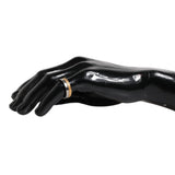 Dolce & Gabbana Gold Silver Tone Real Brass DG Logo Ring