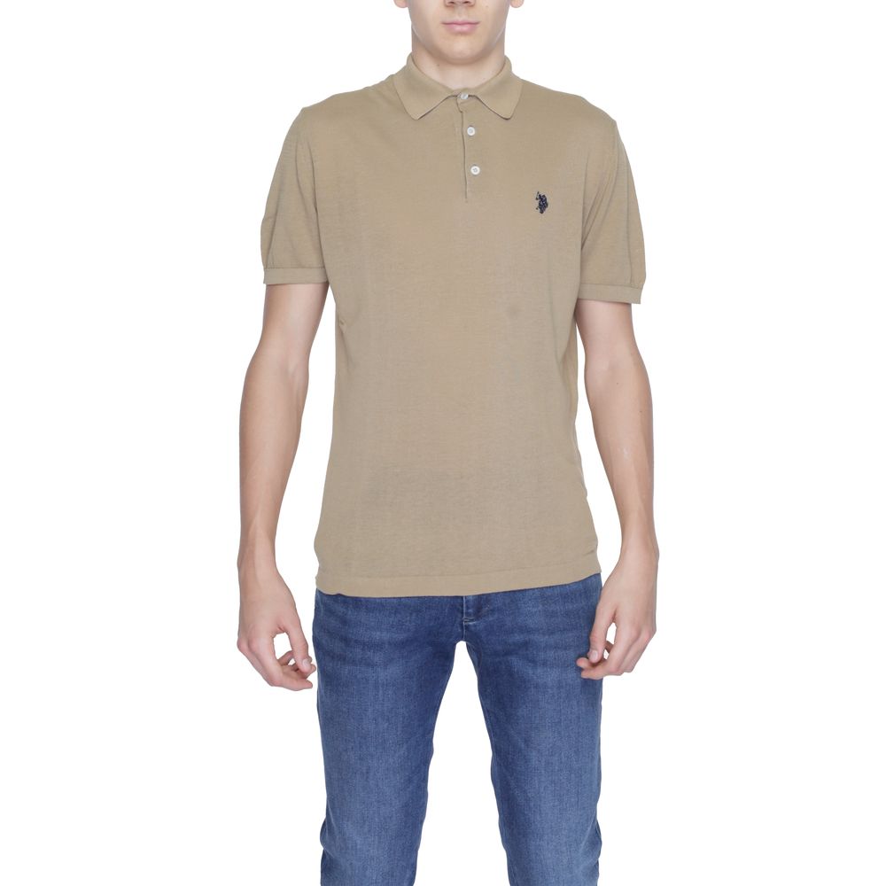 U.S. POLO ASSN. Beige Cotton Sweater