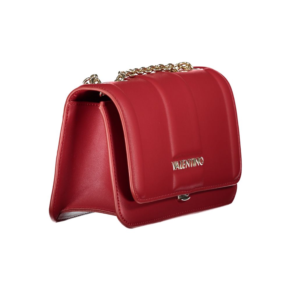 Mario Valentino Red Polyethylene Women Handbag