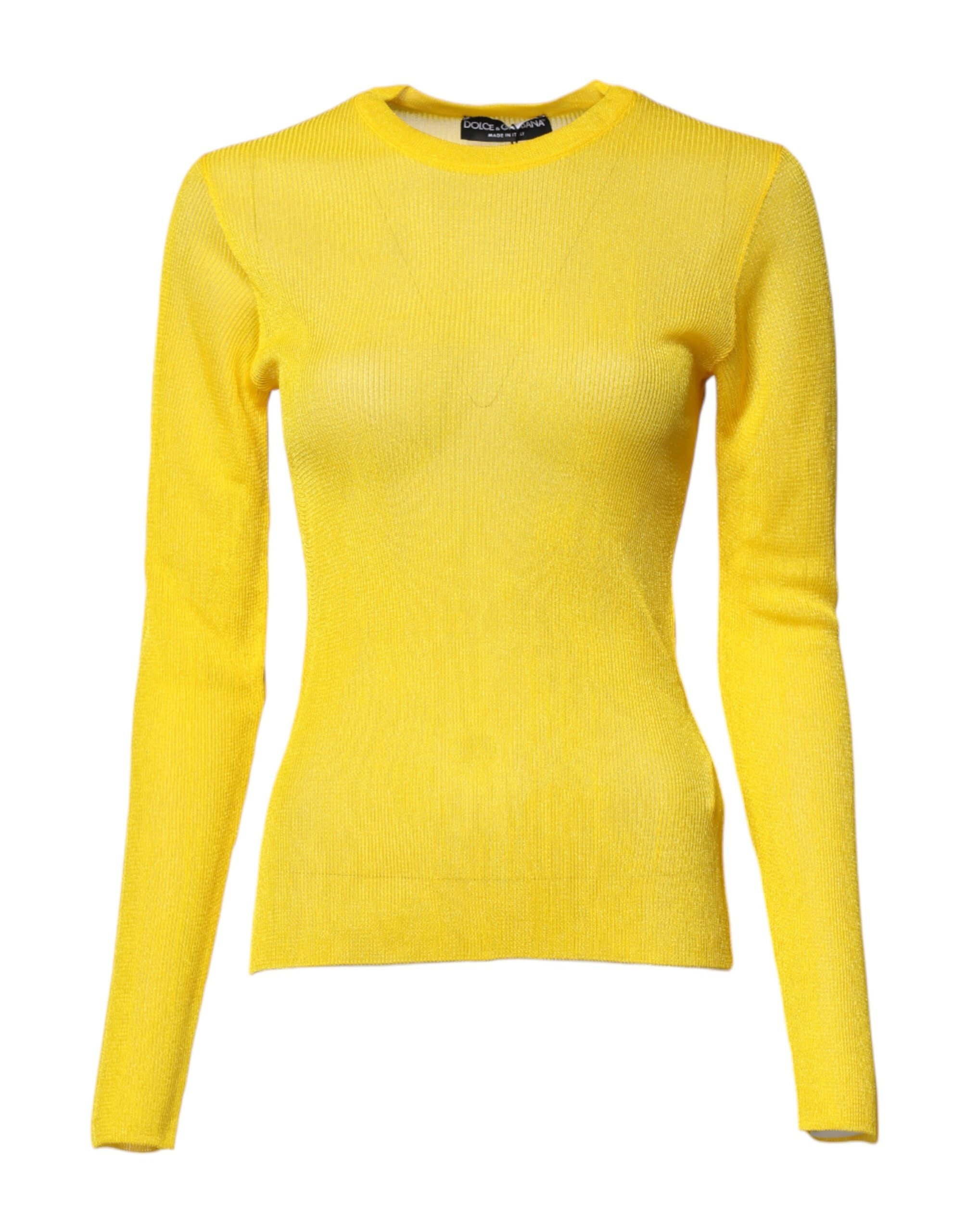 Dolce & Gabbana sweater til kvinder – gul