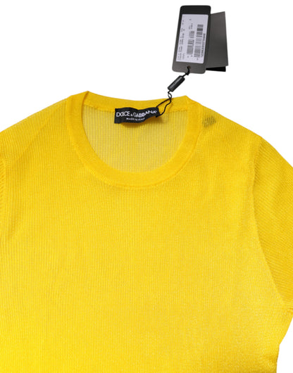 Dolce & Gabbana sweater til kvinder – gul