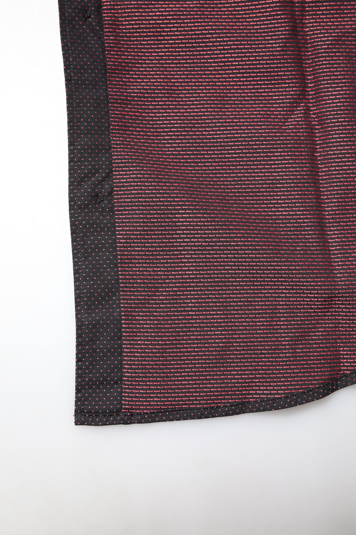 Dolce & Gabbana bordeaux jacquard bomuldsskjorte