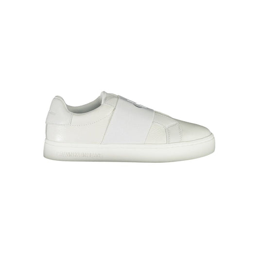 Calvin Klein Bianco Leather Women Sneaker
