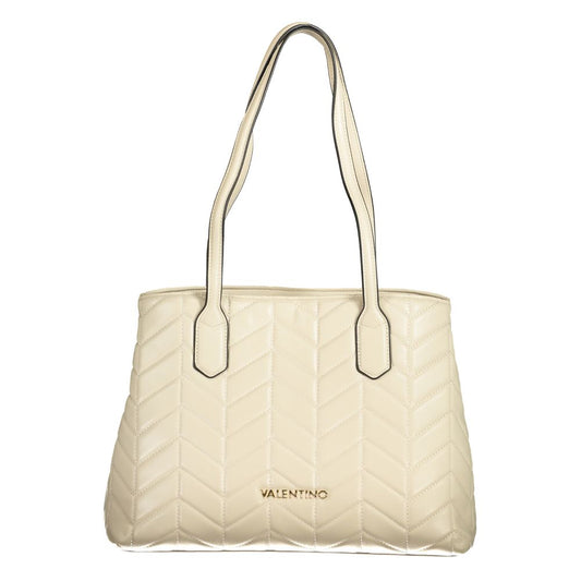 Mario Valentino Beige Polyethylene Women Handbag - Håndtasker