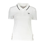 Fila White Cotton Womens Polo Shirt