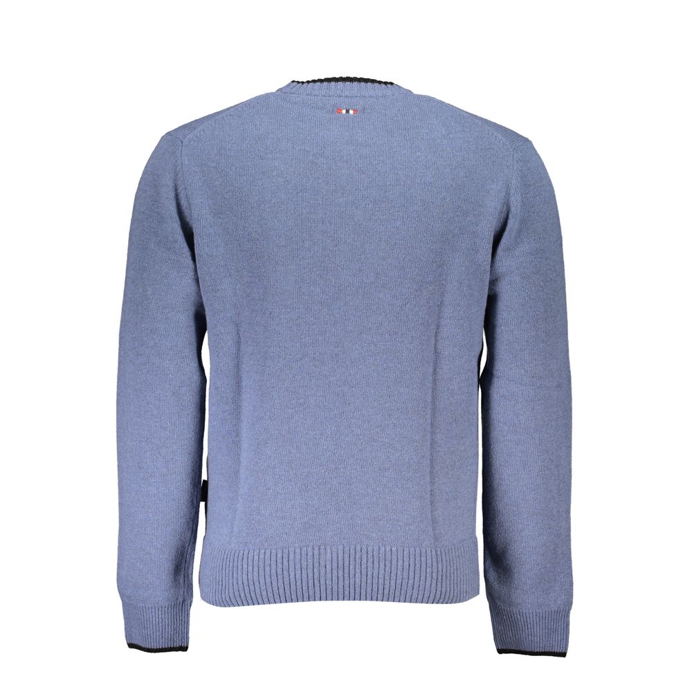 Napapijri Blue Tessuto Men Sweater