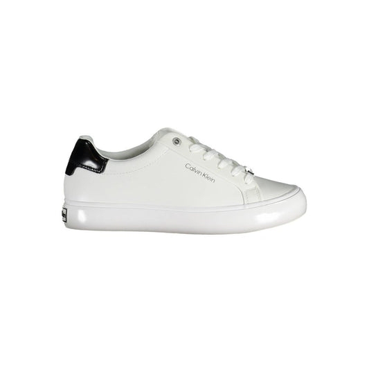 Calvin Klein White Leather Women Sneakers