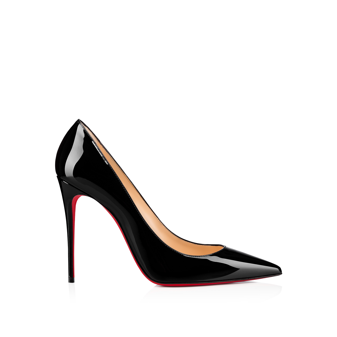 Christian Louboutin Black Patent Leather Kate Décolleté 100