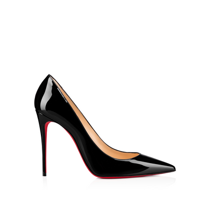 Christian Louboutin Black Patent Leather Kate Décolleté 100