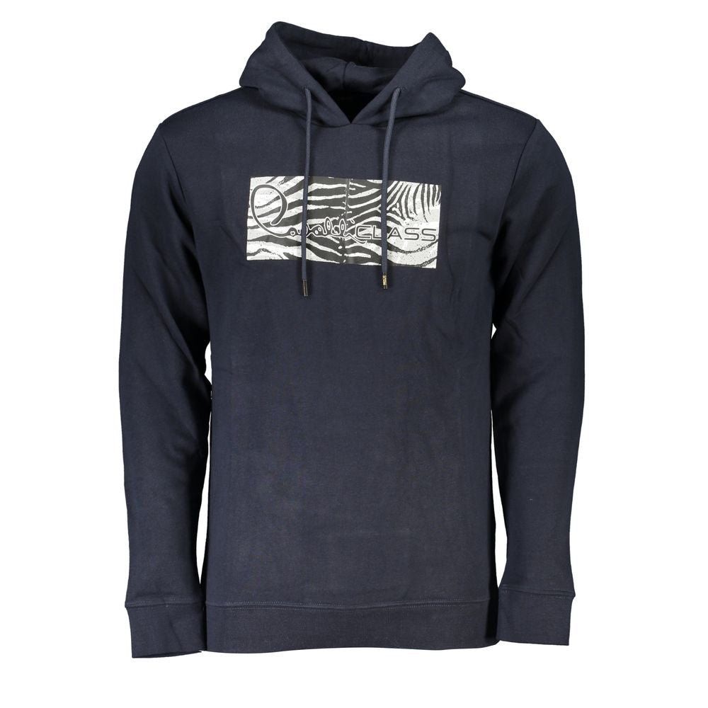 Cavalli Class Blue Cotton Men's Sweatshirt