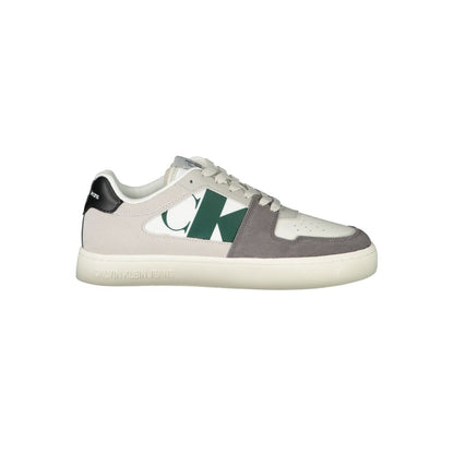 Calvin Klein White Polyester Men Sneakers
