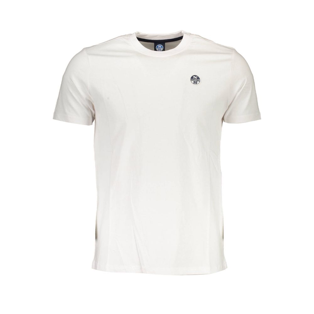 North Sails Bianco Cotton Men T-Shirt