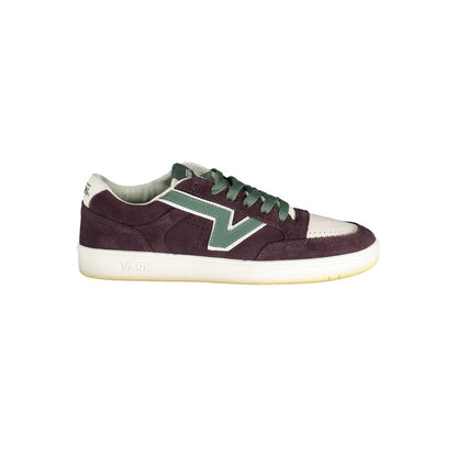 Vans Purple Leather Men Sneakers